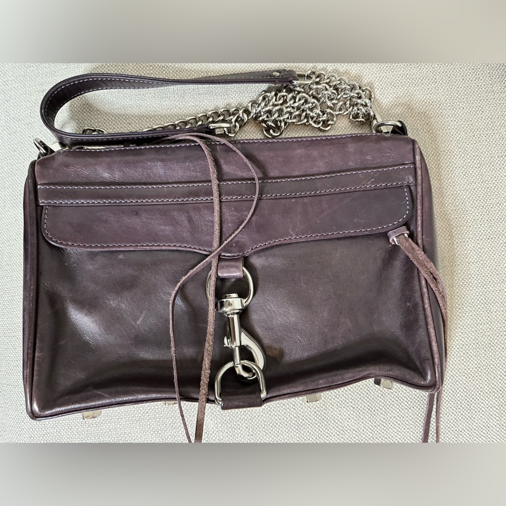 Rebecca Minkoff Mac Daddy Bag in Purple Leather EUC